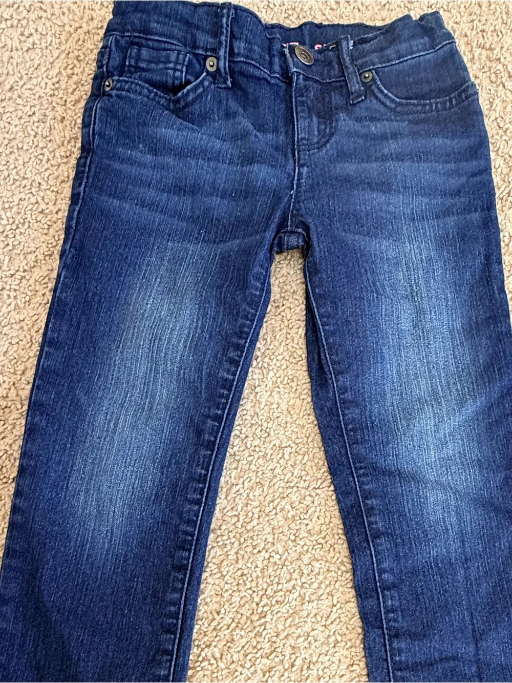 Girls The Children’s Place Skinny Jeans Size 6 Dark Wash Stretch Denim